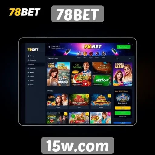 Interface do usuário do 78BET é intuitiva e acessível
